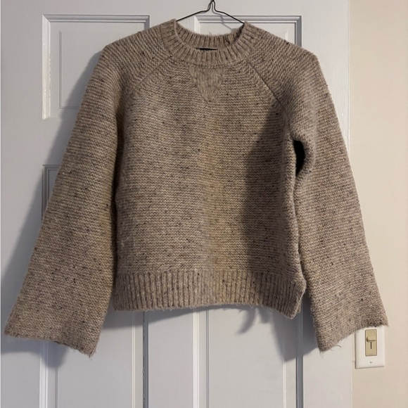 Flag and Anthem Sweater. Worn once. Love it- just color washes me out. - Picture 1 of 3